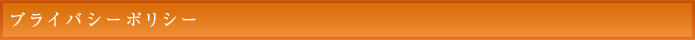 プライバシーポリシー